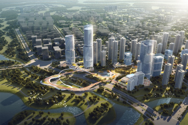 梅溪湖国际新城二期中轴线景观规划及概念设计