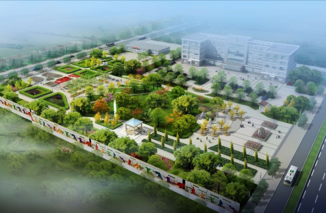 盐池县怡和园生态文化广场景观设计