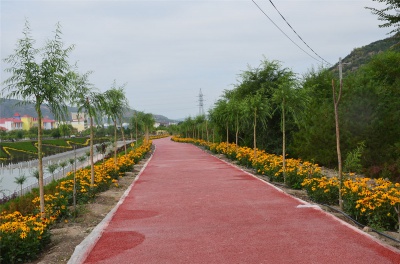 隆德县渝河（县城段）带状公园景观设计