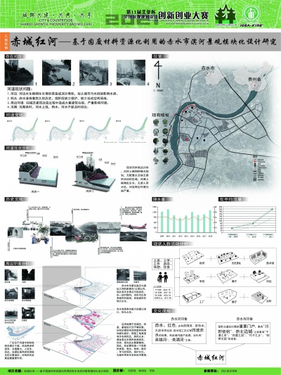 赤城红河——基于固废材料资源化利用的赤水市滨河景观模块化设计研究