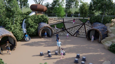 上海彭浦四季公园之儿童区室外游乐设计