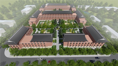 清华大学1-4号宿舍楼景观设计
